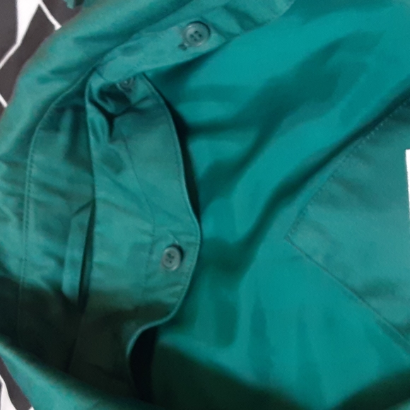 Charles Klein  vintage green trench coat, size 6 petite - Picture 7 of 13